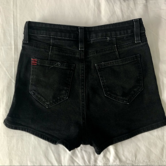 BLACK JEAN SHORTS - Picture 2 of 4